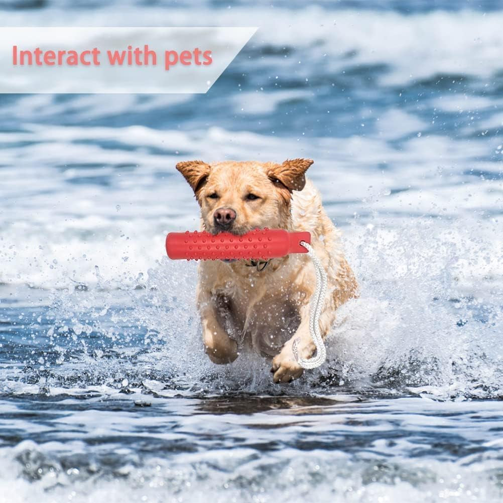 Dog Float Bumper Toy,10.8 Inch Large Training Dummy Retrieving Bumpers Summer Pool Toy Tug Game for Large XL Dogs Retriever