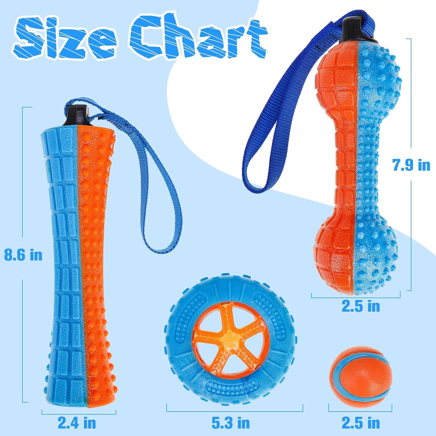Floating Dog Water Pool Toys - 4 Pack Interactive Water Retrieving Fetch Speaky Chew Toy for Small Medium Large Dogs, Durable Dog Chew Toys for Summer Essentials Outdoor Beach Yard