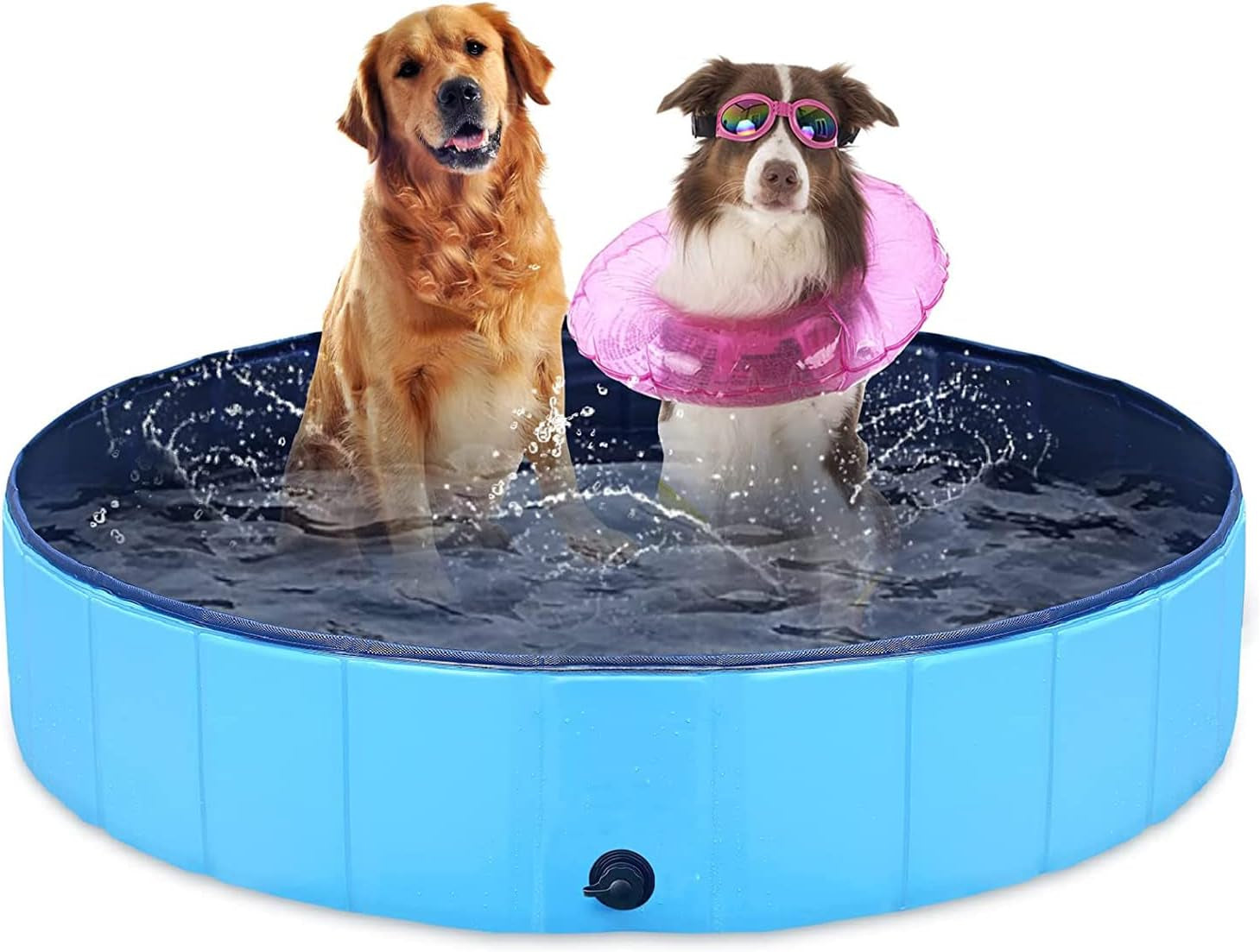 Dog Pool Foldable Dog Pool Pet Pool Swimming Pool Portable Suitable for Indoor and Outdoor Use (40X12In)