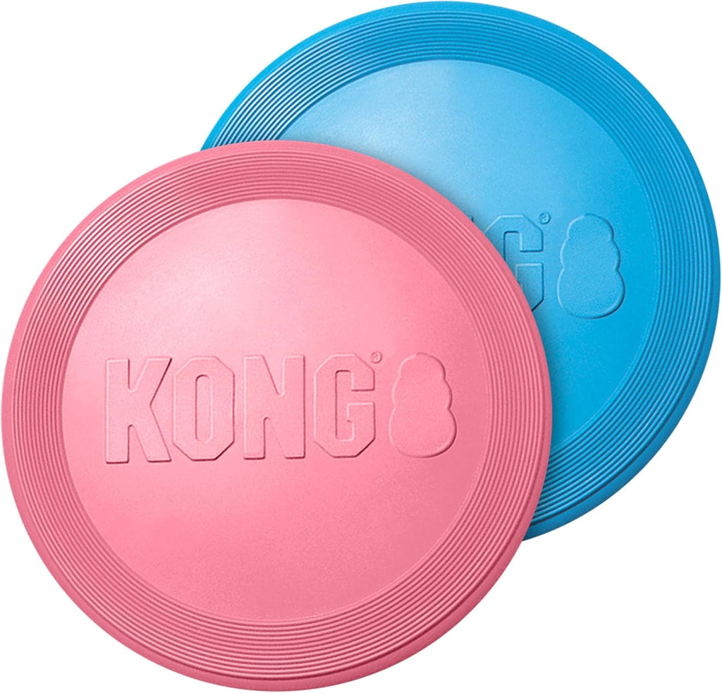Puppy Flyer - Soft Rubber Flyer Dog Toy - Flying Disc Dog Toy - Gentle Rubber Toy for Growing Puppies - for Small Puppies - Randomly Provided Color
