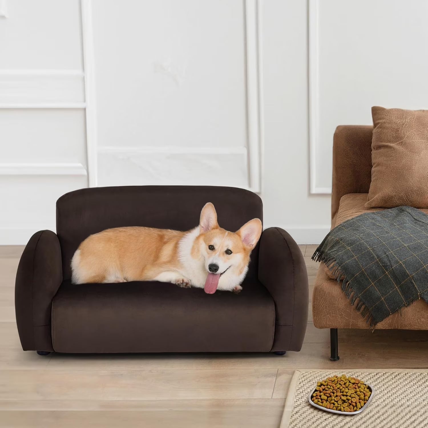 Dog Sofa with Anti-Slip Feet, 40" X 24.8" Pet Couch for Small Medium Dogs
