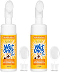 for Pets Antibacterial Dog Paw Cleaner with Built-In Brush, Foaming No-Rinse Formula for Cleaning Dirty Paws after Walks, Gentle Everyday Paw Wash for Dogs, 5 Oz - 2 Pack