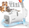 High-Velocity Dog Dryer, Adjustable Speed & Temp, 6.5Ft Cord | Heat-Resistant Hose, Pet Grooming Salon, Cool-Warm-Hot Cycle, 4 Nozzles, Soft Noise, Quick Drying, Overload Protection