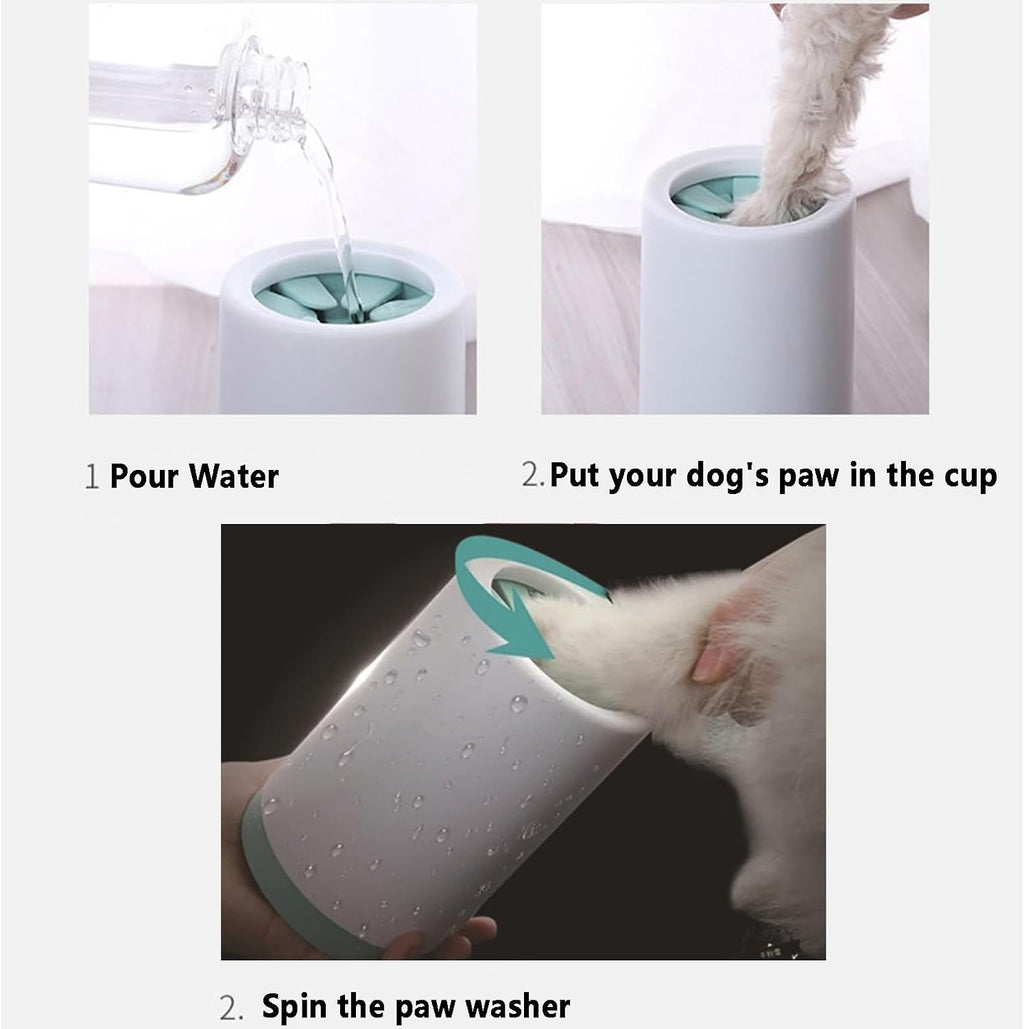 Dog Paw Cleaner, Paw Cleaner for Dogs and Cats, Dog Paw Washer | Small Medium Large Dogs Feet/Foot Cleaner
