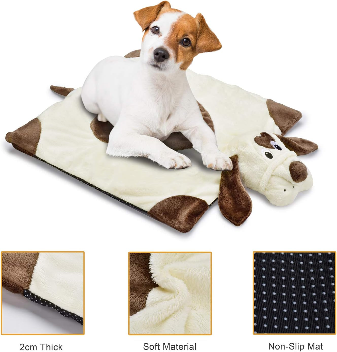 Puppy Heartbeat Toy, Heartbeat Stuffed Animal for Puppy Anxiety Relief and Calming Aid, Dog Heartbeat Toy for Pet Comfort Sleep Aid Cuddle