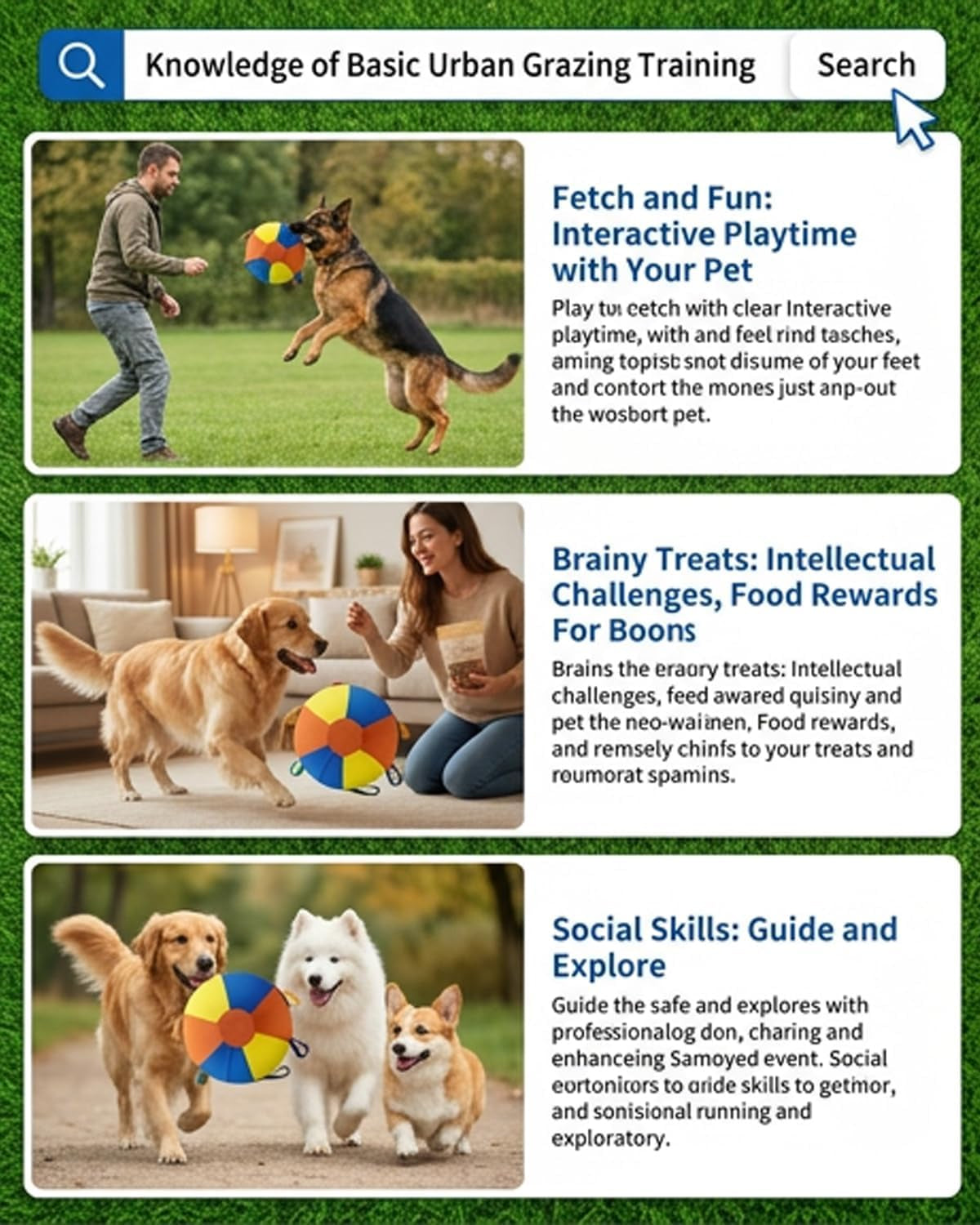 10/18/22" Herding Ball for Dogs Durable Tear Resistant Inflatable Jumbo Calming Toy Heavy Duty Handle Cover Pump Outdoor Play Exercise Training Large Breeds Border Collie Cattle Dog Waterproof (22IN)