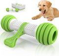 Interactive Dog Toys, Motion Activated Electronic Dog Toy Interactive Dog Bone Toys for Medium Large Dogs, USB Rechargeable Automatic Dog Toy for Boredom and Stimulating (Green)