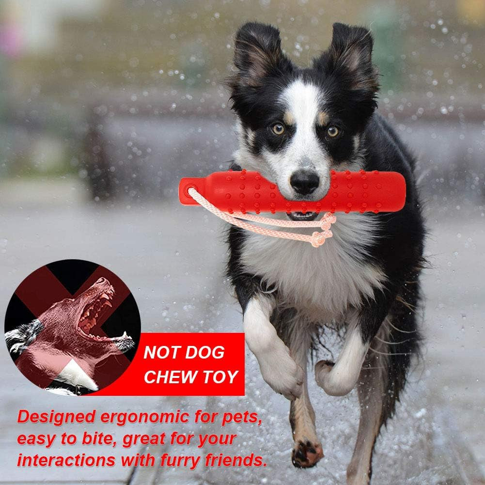 Dog Float Toy, Retriever Training Dummy, Floating Dog Toys for Water Fetch, Lightweight for Float on the Water Pool Fetch Rope, Interactive Pool Toy for Small to Large Dogs