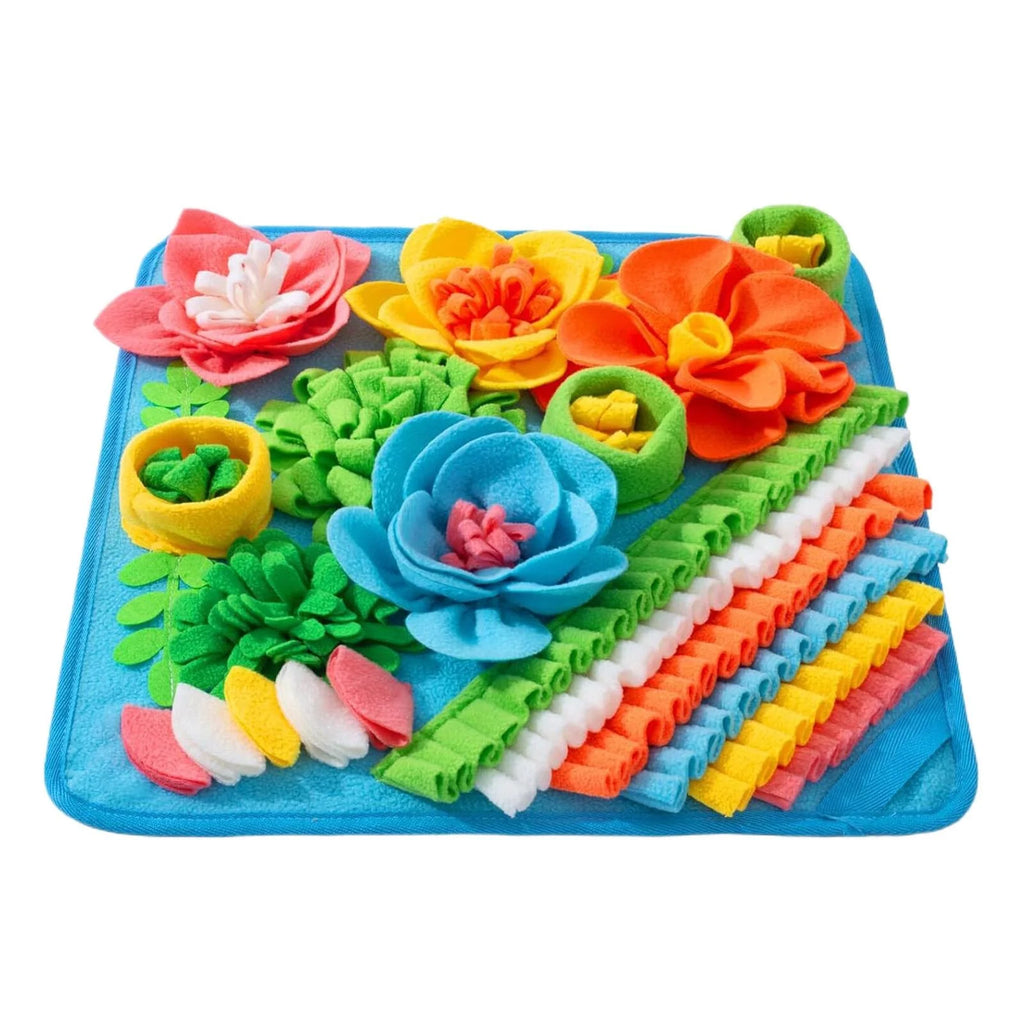 Snuffle Mat for Dogs Slow Feeder Licking Mat for Anxiety Relief Mental Stimulation Foraging Puzzle Toy for Dogs Cats Machine Washable Pet Mat