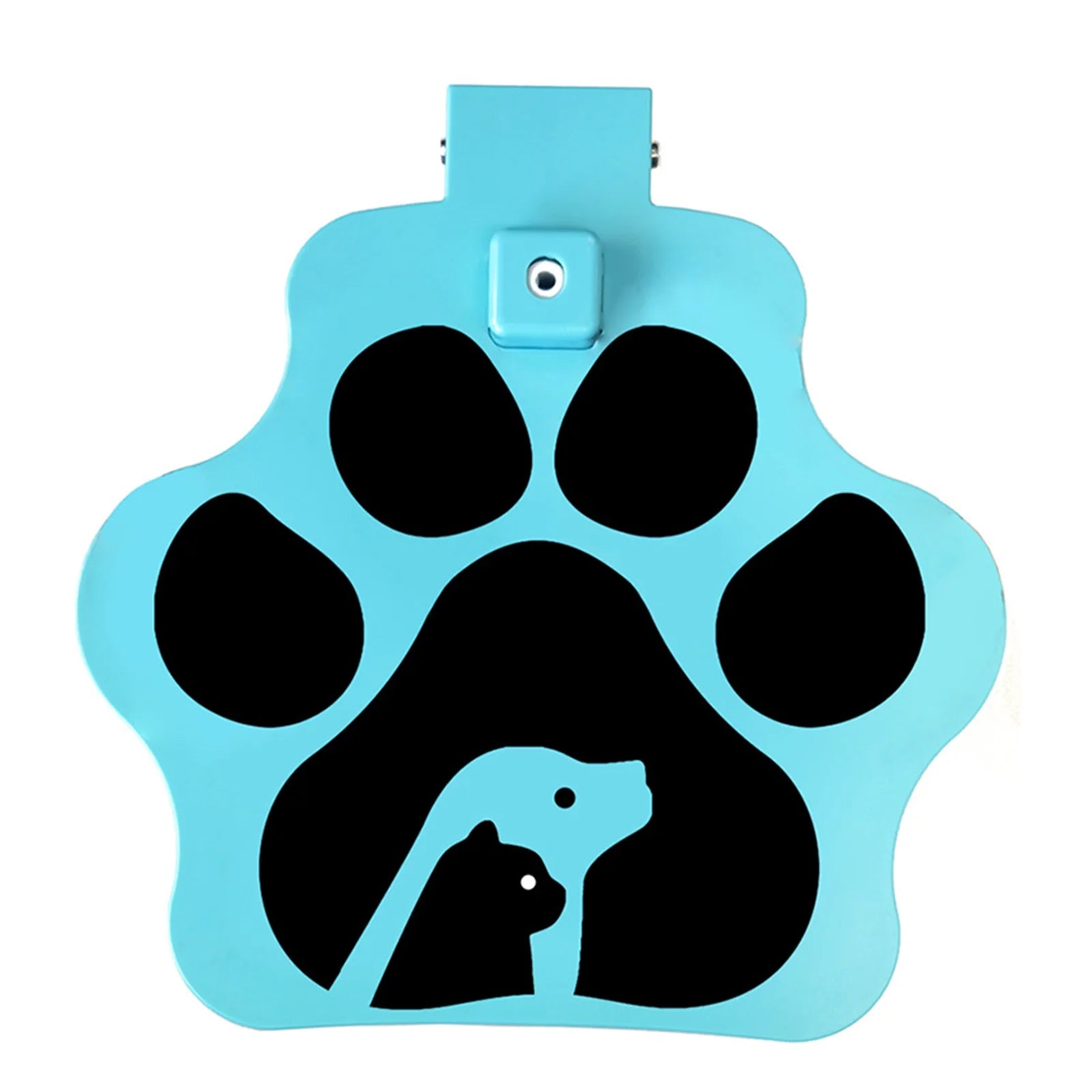 Dog Water Fountain and Sprinkler, Outdoor Pet Dog Step on Water Dispenser with Hose, Multifunctional Paw Activated Drinking Fountain, Garden Sprinkler Toy, Blue