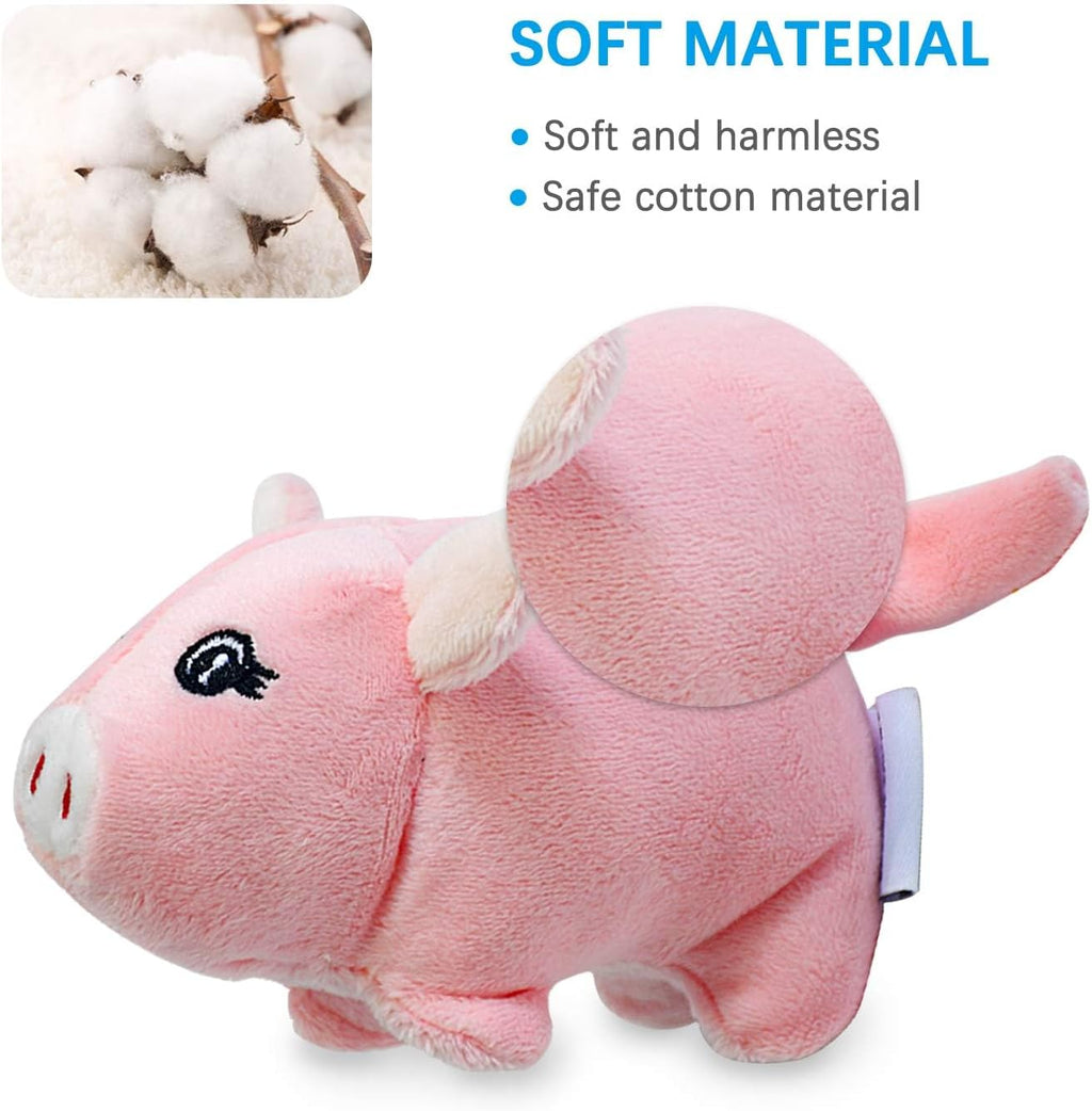 Squeaky Plush Dog Toy 6 Pack for Puppy, Small Stuffed Puppy Chew Dog Toys Bulk with Squeakers, Cute Soft Pet Toy for Small Medium Size Dogs