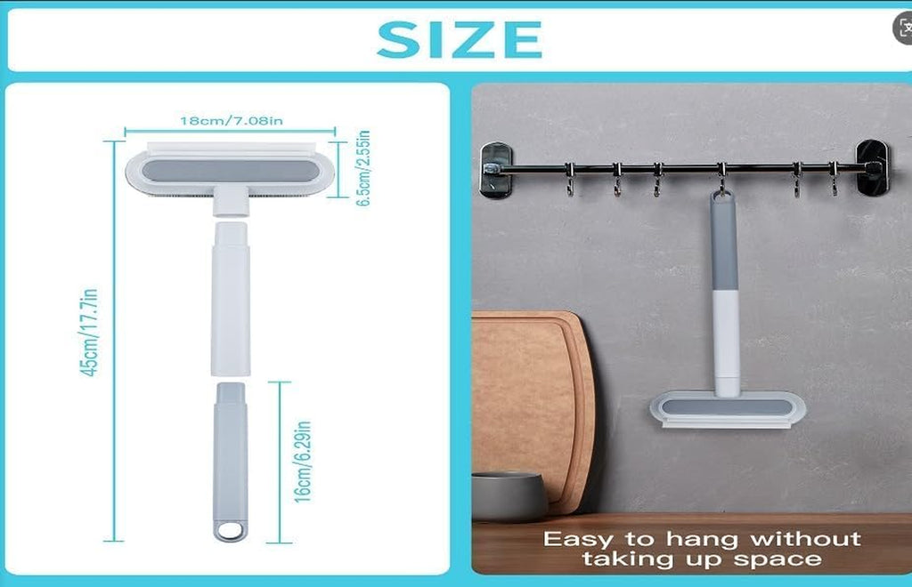 4 in 1 Pet Hair Remover for Furniture, Multifunctional Pet Hair Removal Brush Reusable Pet Hair Remover Tool 2025 New Pets Hair Remover for Couch Carpets, Clothes, Bedding, Window