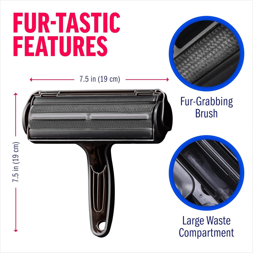 Pet Hair Remover – Size Reusable Lint Roller for Cat & Dog Hair on Furniture...