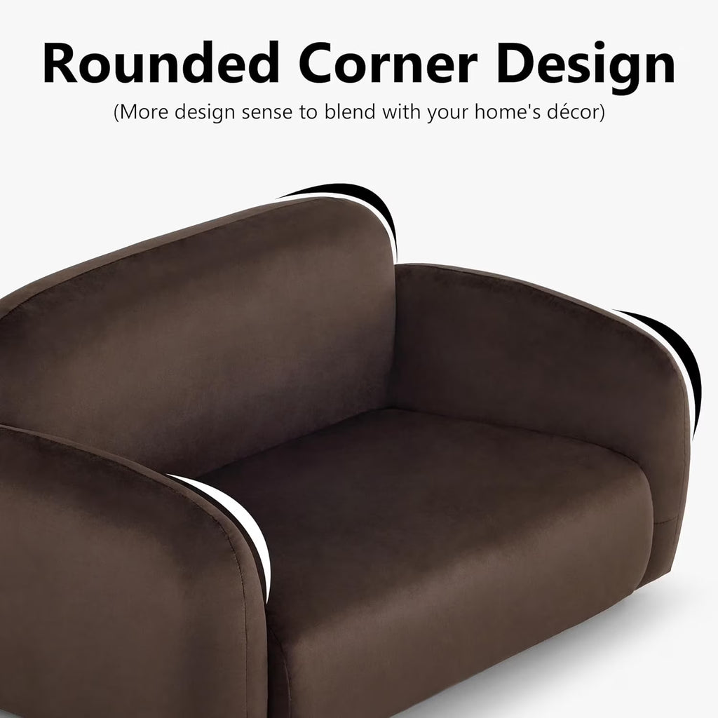 Dog Sofa with Anti-Slip Feet, 40" X 24.8" Pet Couch for Small Medium Dogs