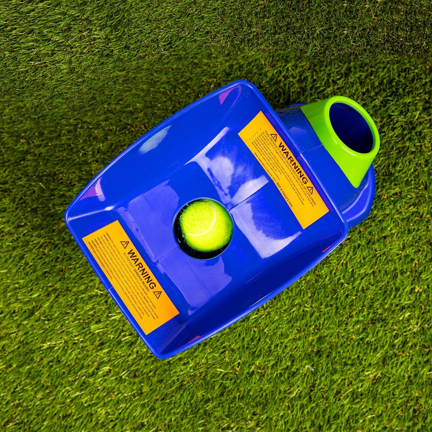 Franklin Pet Supply Co. Ready Set Fetch Mini Automatic Tennis Ball Launcher Dog Toy - Electronic Mini Tennis Ball Thrower for Fetch + Playtime - Launches up to 40 Feet - Interactive Dog Toy