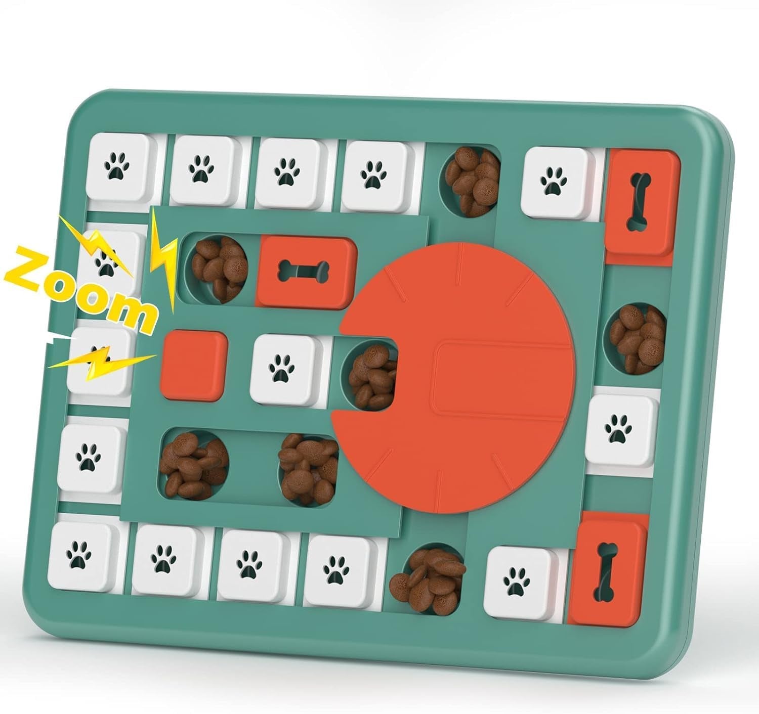Dog Puzzle Toys, Treat Dispensing Dog Enrichment Toys for IQ Training and Brain Stimulation, Interactive Mentally Stimulating Toys as Gifts for Puppies, Cats, Dogs (L-Level 3)