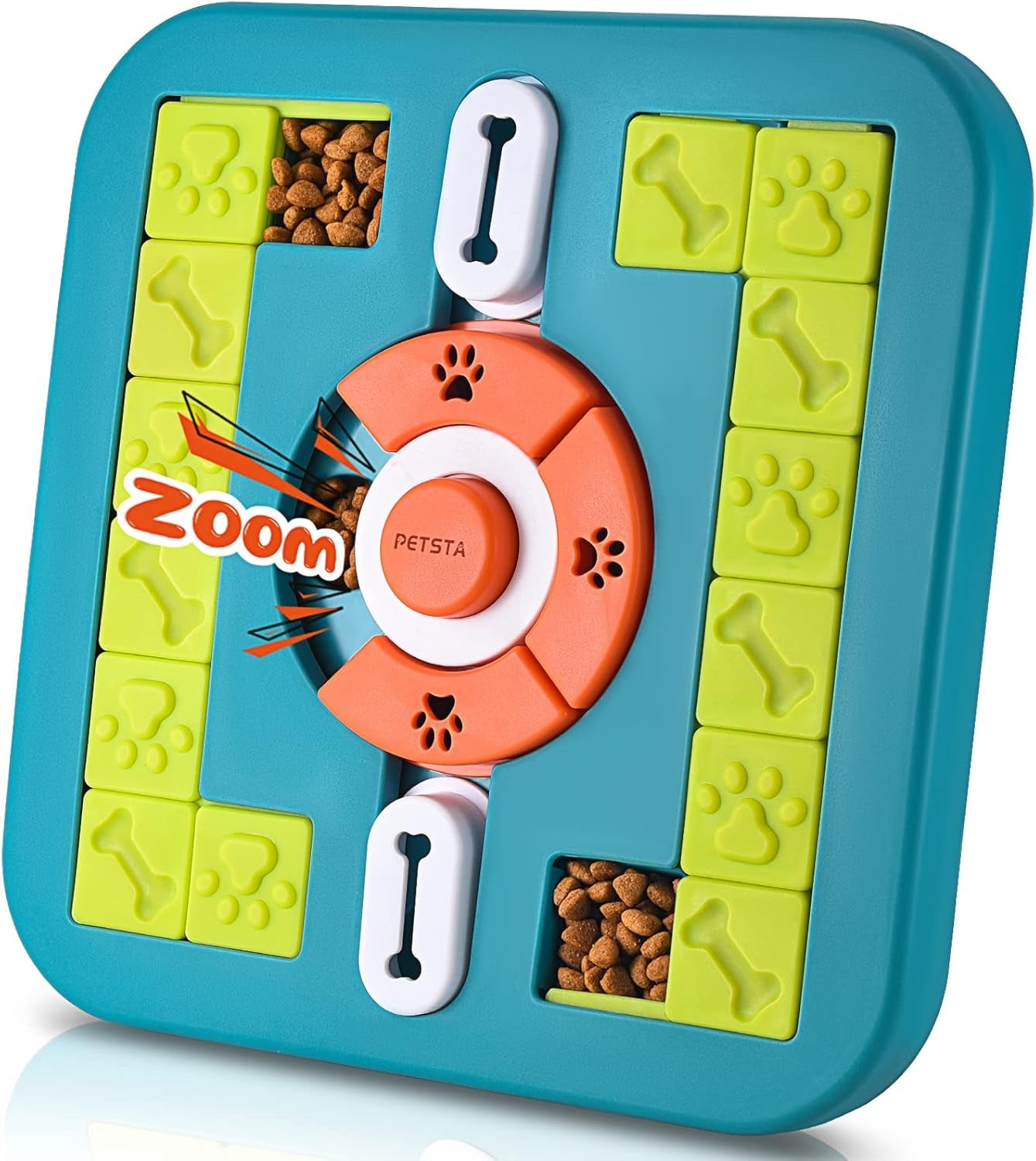Dog Puzzle Toys, Treat Dispensing Dog Enrichment Toys for IQ Training and Brain Stimulation, Interactive Mentally Stimulating Toys as Gifts for Puppies, Cats, Dogs (L-Level 3)