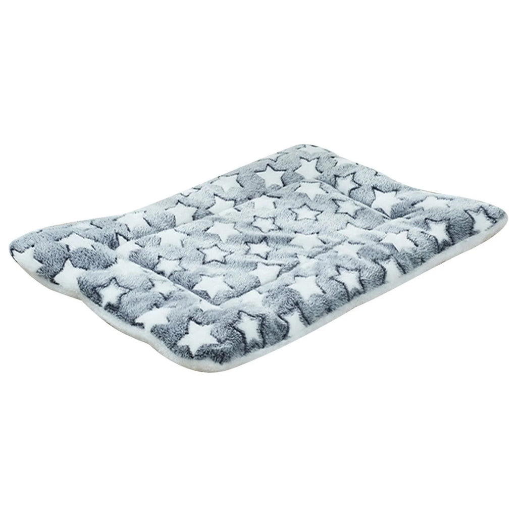1 Pc Thickened Non Slip Dog Crate Mat, Kennel Pad Replaceable Pet Bed Pad, Warm Pet Pad, Sleeping Mat for Small, Medium, Large Dog, Machine Washable (White)