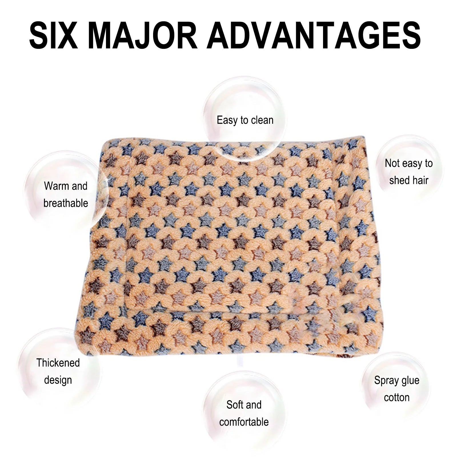 New Pet Essentials Ultra Soft Warm Dog Bed Mat Indoor Dog Pads, Machine Washable Dog Crate Mat, Kennel Pad for Dog Sleeping Mattress for Small Dogs,24X20Inch
