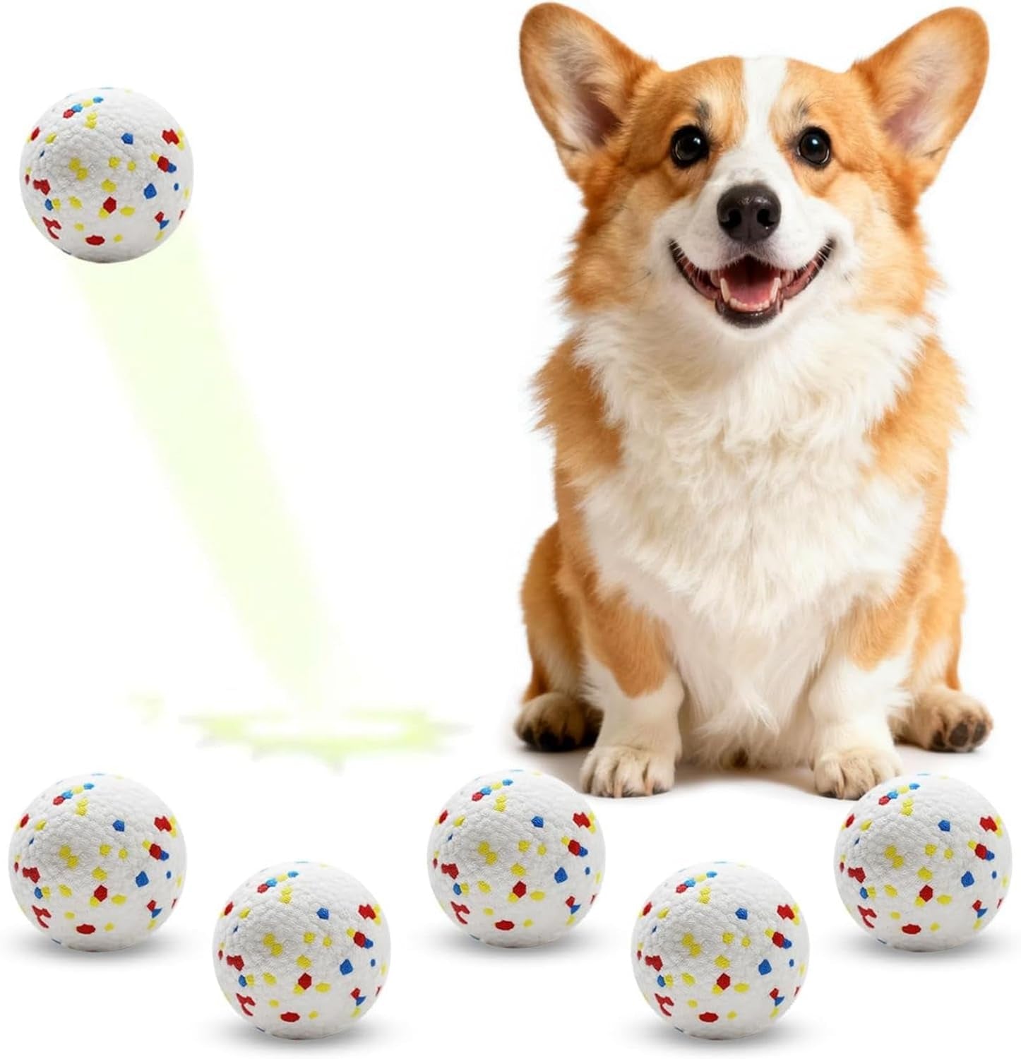 Dog Ball Launcher - Automatic Ball Thrower for Dogs, 3 Adjustable Distance Settings Dog Ball Thrower, Indoor Outdoor Interactive Fetch Machine Dog Toys for Small/Medium Sized Dog