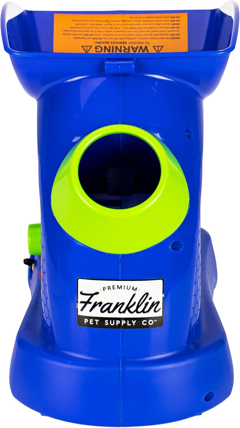 Franklin Pet Supply Co. Ready Set Fetch Mini Automatic Tennis Ball Launcher Dog Toy - Electronic Mini Tennis Ball Thrower for Fetch + Playtime - Launches up to 40 Feet - Interactive Dog Toy