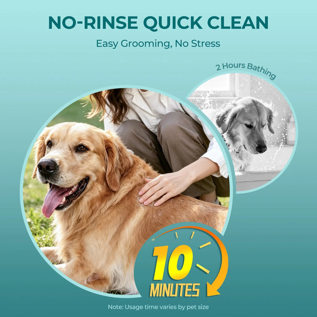 Dog Wipes Cleaning Deodorizing Glove Wipes for Dogs & Cats, 48 Pcs, Coconut Scent, Hypoallergenic Hydrating & Nourish Fur Pet Grooming Glove Wipes, Daily Care & Traveling