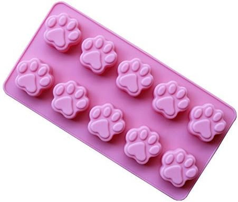Mini Dog Bone Silicone Mold, 18-Cavity Orange Bone Shaped Mold for Homemade Dog Treats, Chocolate, Candy, Gummies, Fondant, Ice Cubes, Soap, Wax Melts and DIY Crafts