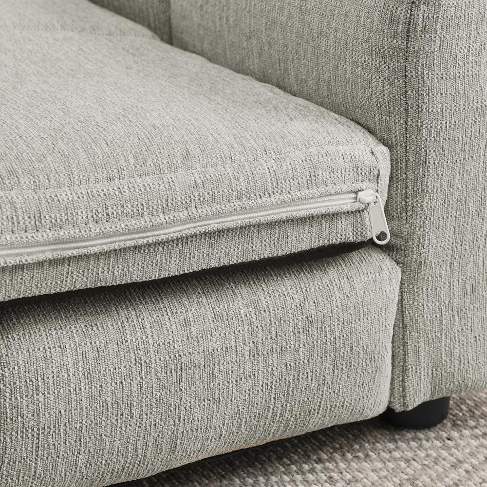 51" Pet Bed Dog Sofa,Upholstered Dog Couch for Medium and Large Dogs,Breathable & Comfortable Pet Bed,Elegant Rectangle Couch with Backrest and Armrests,For Pets,Linen Fabric,Beige