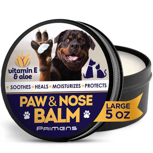 Dog Paw Balm Paw Protection for Hot Pavement Lick-Safe 5 Oz