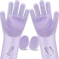 6PCS Grooming & Bath Supplies for Dogs, Cats | Dog Washing Gloves | Dog Bath Brush | Dog Shower Brush | Pet Grooming Gloves | Dog Grooming Kit | Pet Supplies for Showerhead & Sprayer (Purple)