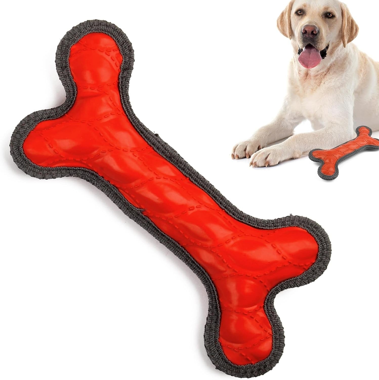 Superchewy Tough Floating Dog Water Toy Strong Natural Rubber | Great Dog Fetch Toy | Pool Swimming Toy for Puppy| Durable Training Toy for Non-Aggressive Chewers