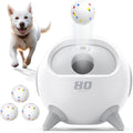 Automatic Ball Launcher for Dogs with Obstacle Detection, 20Ft-80Ft Adjustable Distances Ball Thrower Launcher for Medium & Large Dogs, with 4 Balls (2.5 Inches)