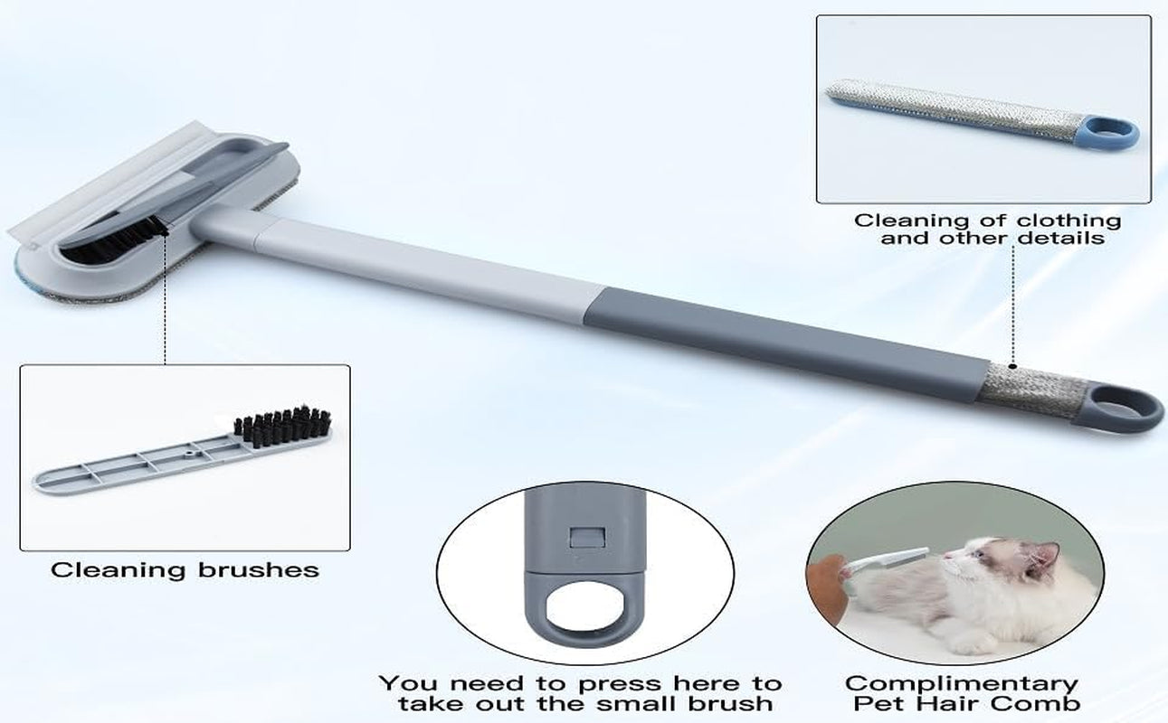 4 in 1 Pet Hair Remover for Furniture, Multifunctional Pet Hair Removal Brush Reusable Pet Hair Remover Tool 2025 New Pets Hair Remover for Couch Carpets, Clothes, Bedding, Window