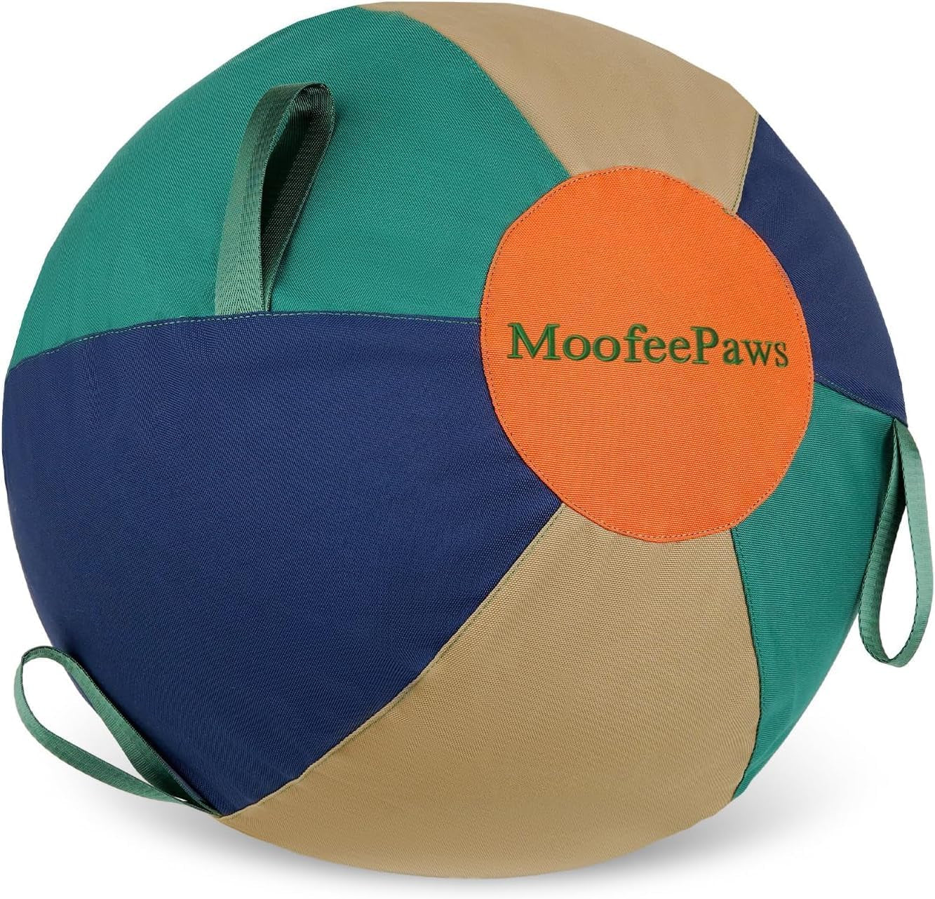22" Herding Ball for Dogs, Outdoor Training Toy, Floats on Water | Waterproof Heavy-Duty Cover with Handles, Dog Water Toys, Durable Collie Ball for Herding Dogs, Australian Shepherd, Horse