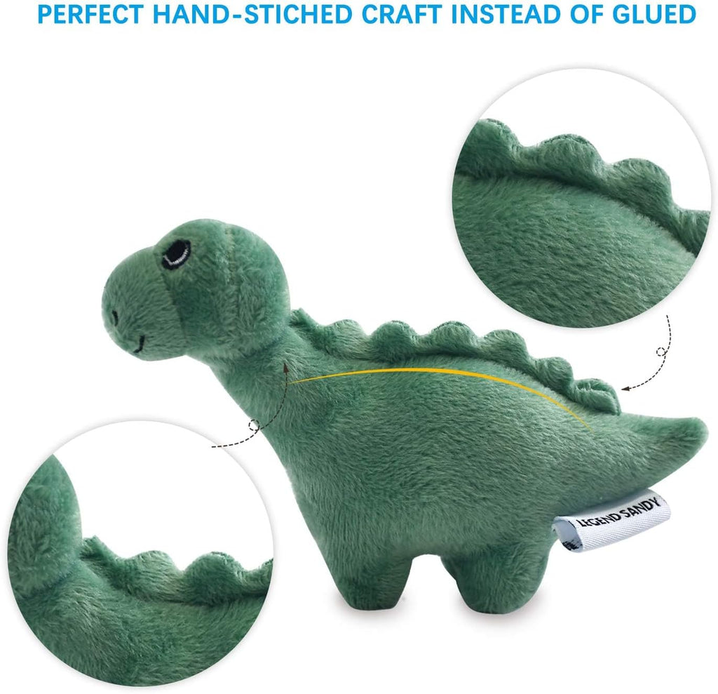 Squeaky Plush Dog Toy 6 Pack for Puppy, Small Stuffed Puppy Chew Dog Toys Bulk with Squeakers, Cute Soft Pet Toy for Small Medium Size Dogs