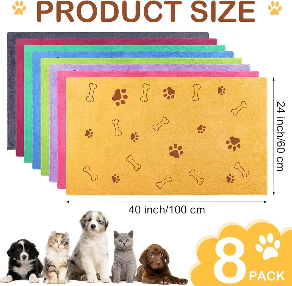 Dog and cat toys with a colorful background