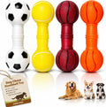 Puppy Toys 4 Pack Squeaky Dog Chew Toys Tiny Sneakers | Vinyl Material, Squeaker Design, Puppy Play, Chewing Activity, Small Dog Entertainment, Random Color Assortment
