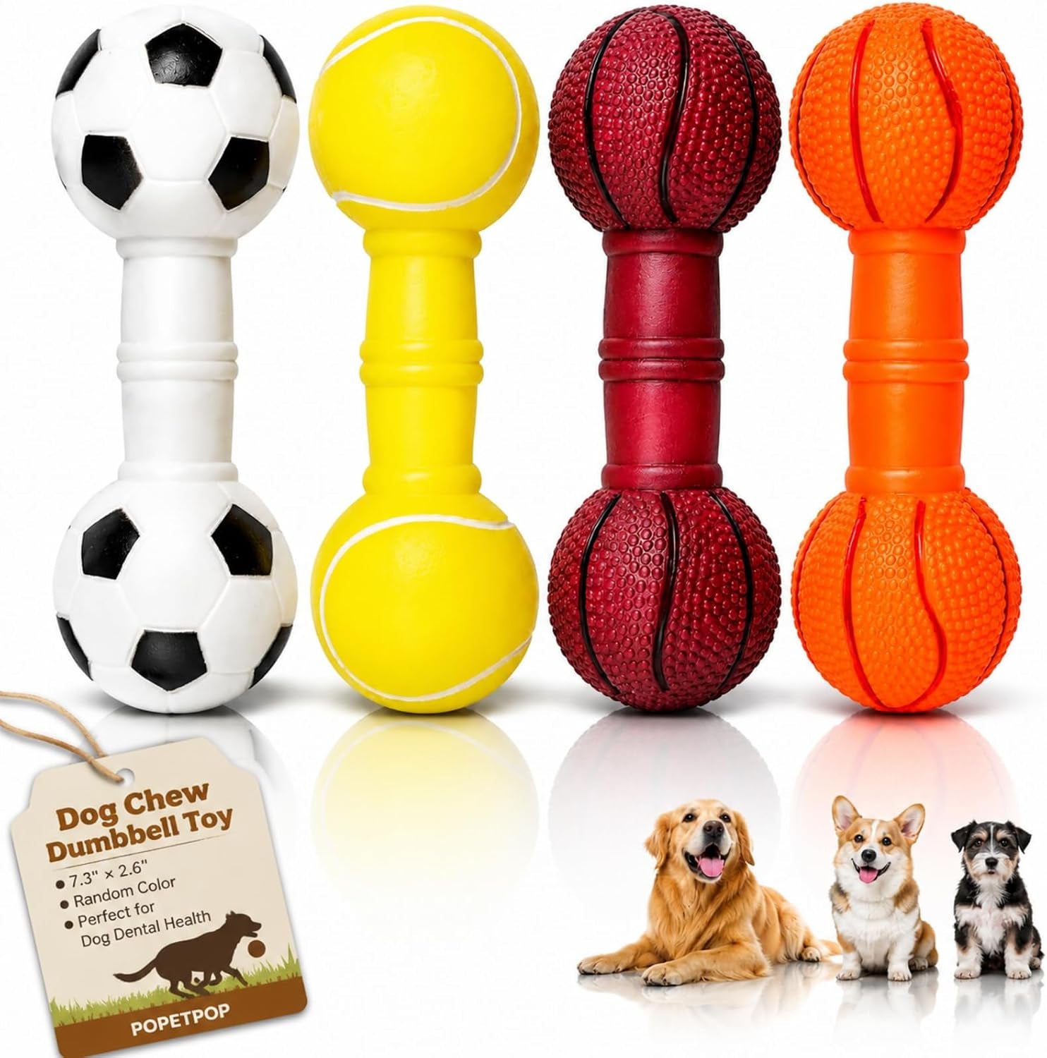 Puppy Toys 4 Pack Squeaky Dog Chew Toys Tiny Sneakers | Vinyl Material, Squeaker Design, Puppy Play, Chewing Activity, Small Dog Entertainment, Random Color Assortment