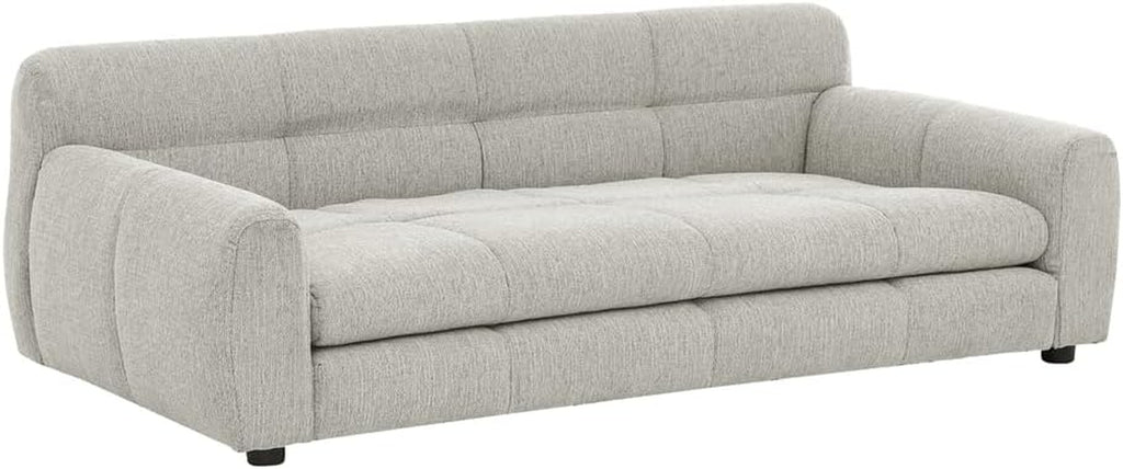 51" Pet Bed Dog Sofa,Upholstered Dog Couch for Medium and Large Dogs,Breathable & Comfortable Pet Bed,Elegant Rectangle Couch with Backrest and Armrests,For Pets,Linen Fabric,Beige