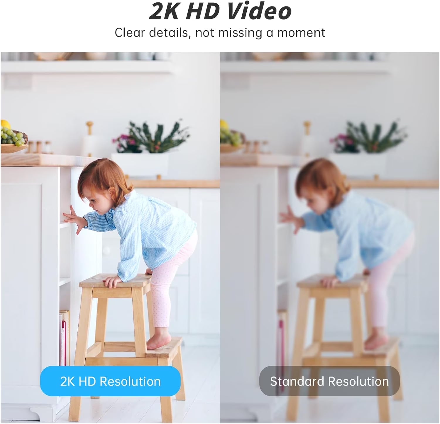 Indoor Camera, 5G&2.4G Wifi Cameras for Home Security Instant 911 Alert, 360° Pan/Tilt Baby Monitor/Dog/Pet Camera, AI Motion Detection, Night Vision
