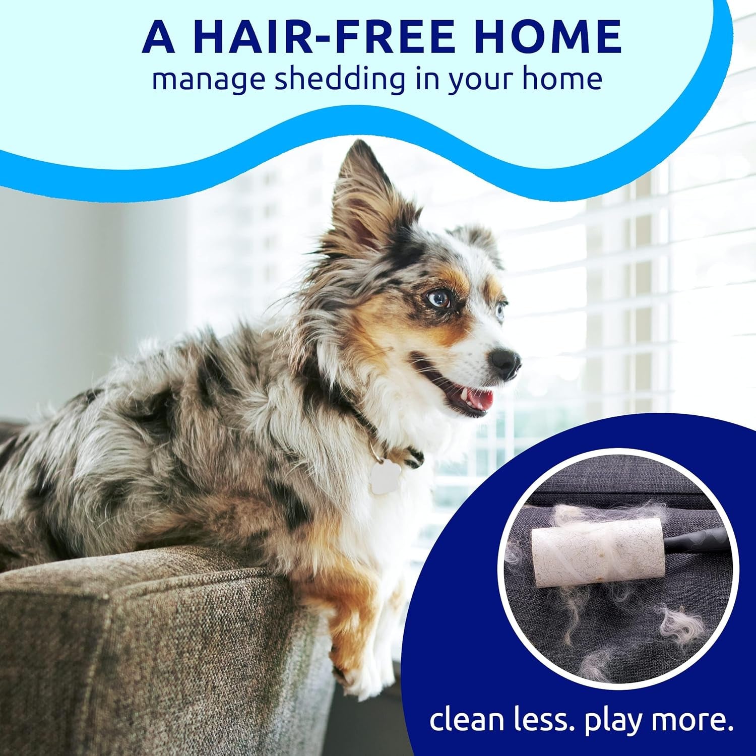 Deshedding Dog Brush for Shedding – Cat Brushes for Indoor Cats, Double-Sided Cat Brush Deshedding & Grooming Tool for Long Haired and Short Haired Dogs, Skin-Friendly