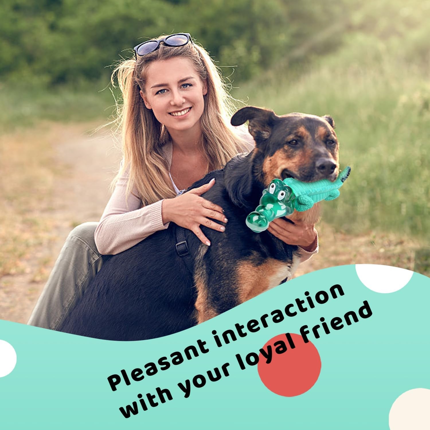 Large Dog Chew Toys for Aggressive Chewers： Almost Indestructible Dog Toy to Keep Them Busy & Reduce Boredom-Gift Toys for Small Medium, Large Breed