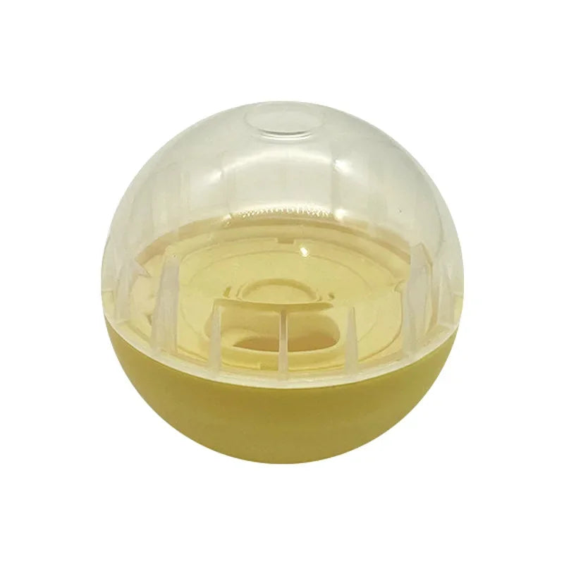 IQ Treat Ball Dog Treat Dispenser Toy Ball Interactive Dog Toy - 4" Dog Food Toy Stimulation Pet Cat Leakage Toy Slow Feeder