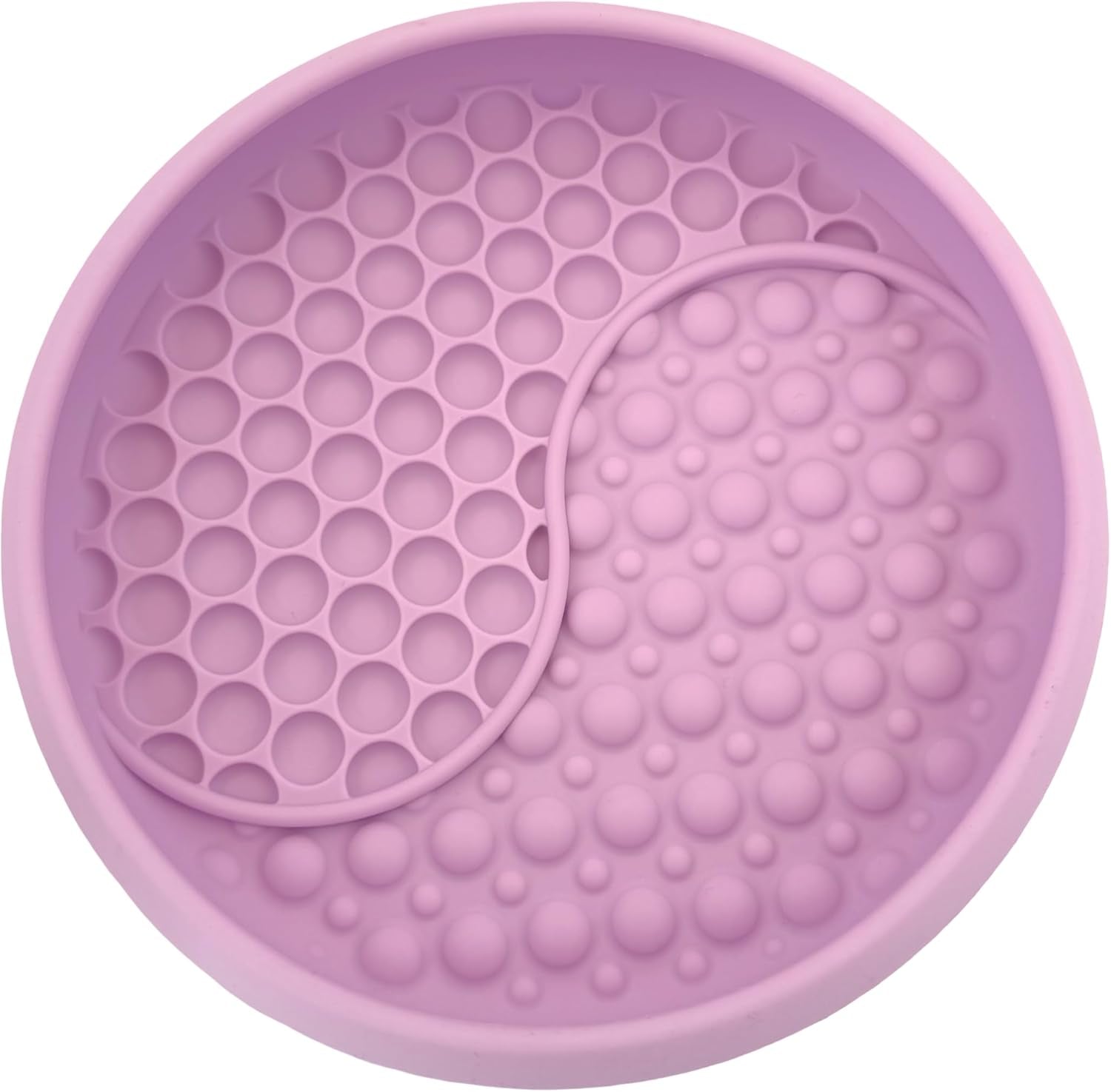 Dog Lick Bowl, Lick Mat for Dogs, Wet Food Cat Slow Feeder, Freeze Bowl, Enrichment & Puzzle Toy for Anxiety Relief, Food-Grade Silicone, Suction Cups, Dishwasher Fit, for All Breed (Light Pink)