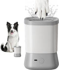 Electric Dog Paw Cleaner for Dogs，2 Speeds Automatic Dog Foot Paw Washer for Small Medium to Large Cat Dog Pet (Grey)