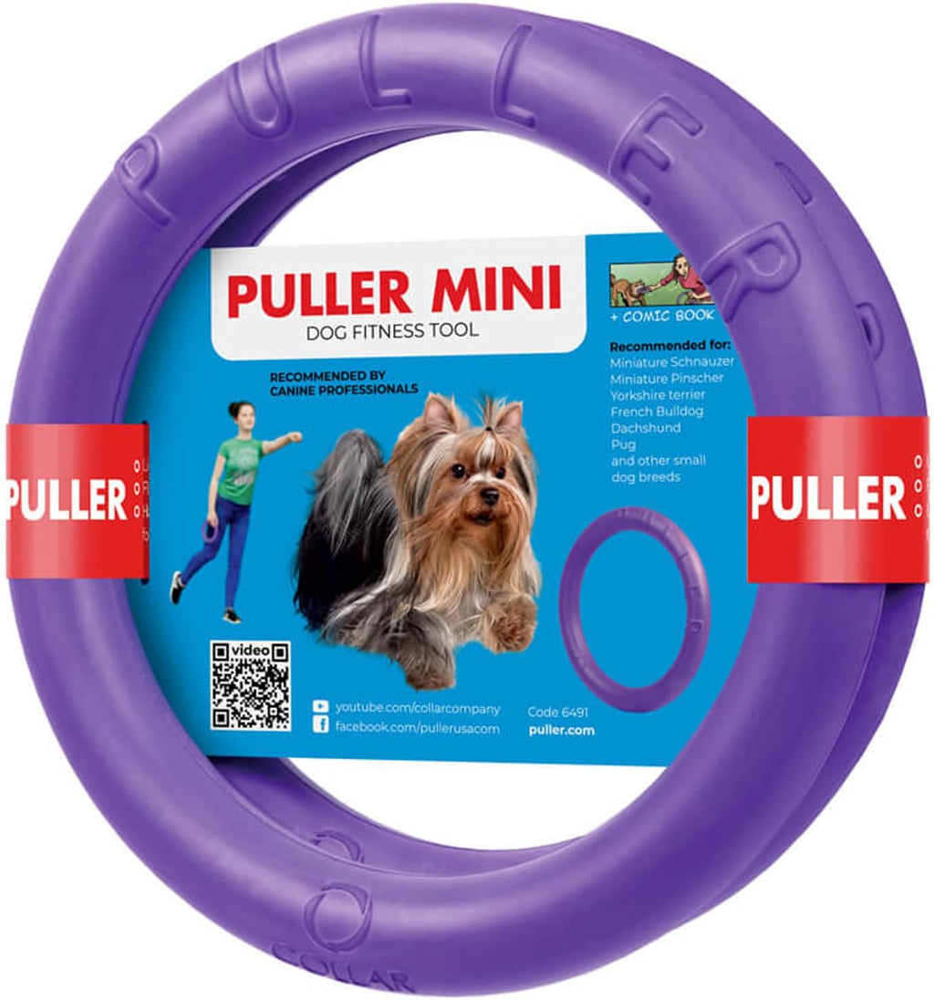 Puller Outdoor Dog Ring Toys - Dog Fetch Toy & Tug of War Dog Toy for Small Medium Large Dogs - Dog Ball & Soft Dog Frisbee Alt - outside Dog Yard Toys - Big Dog Pull Toy - Dog Agility Jumps Tool