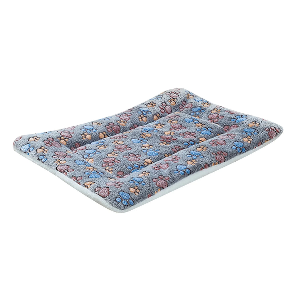 Dog Bed Mat Reversible Dog Crate Pad Soft Fluffy Pet Kennel Beds Dog Sleeping Mattress for Large Medium Small Dogs, 19 X 12.6 Inch