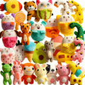 30 Pcs Dog Squeaky Toys, Cute Plush Small Dog Toys with Squeakers, Interactive Puppy Chew Toys for Small Medium Dogs to Keep Them Busy