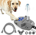 Outdoor Dog Water Fountain, Paw Activated Pet Water Dispenser, Step on Dog Sprinkler, Dog Drinking Station for Medium Large Dogs, Yard & Garden - Hose Connected, No Tank Design