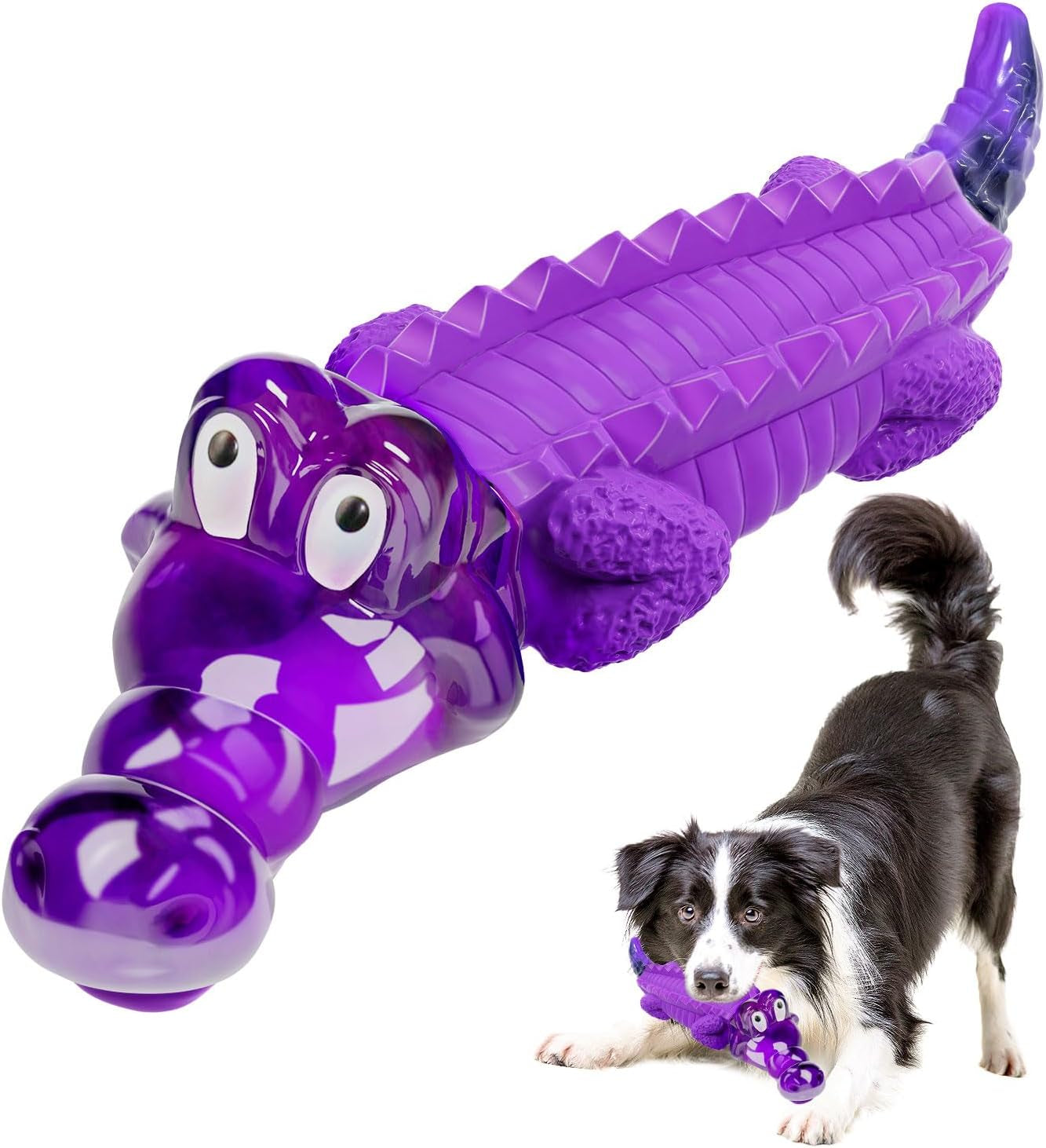Large Dog Chew Toys for Aggressive Chewers： Almost Indestructible Dog Toy to Keep Them Busy & Reduce Boredom-Gift Toys for Small Medium, Large Breed